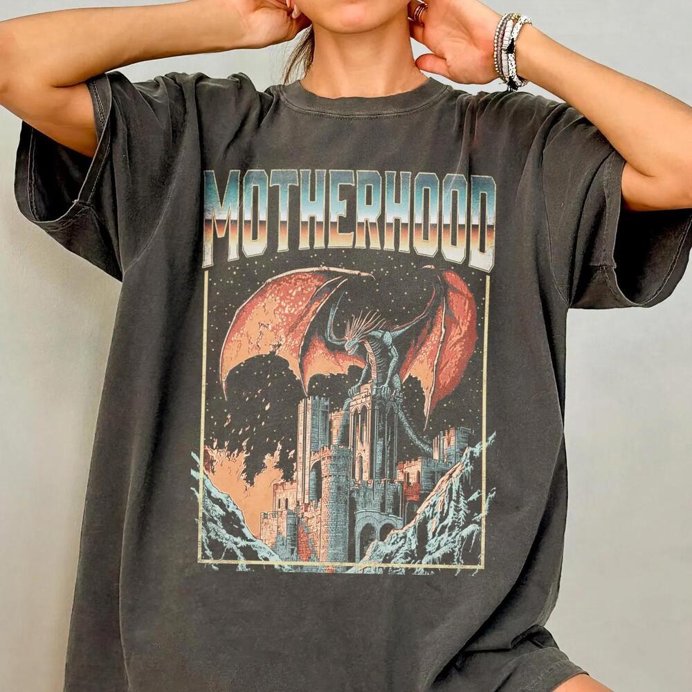 Retro Motherhood Shirt, Mom S T-Shirt